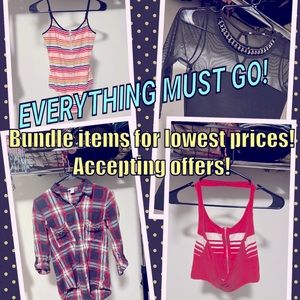 clearing out the closet!